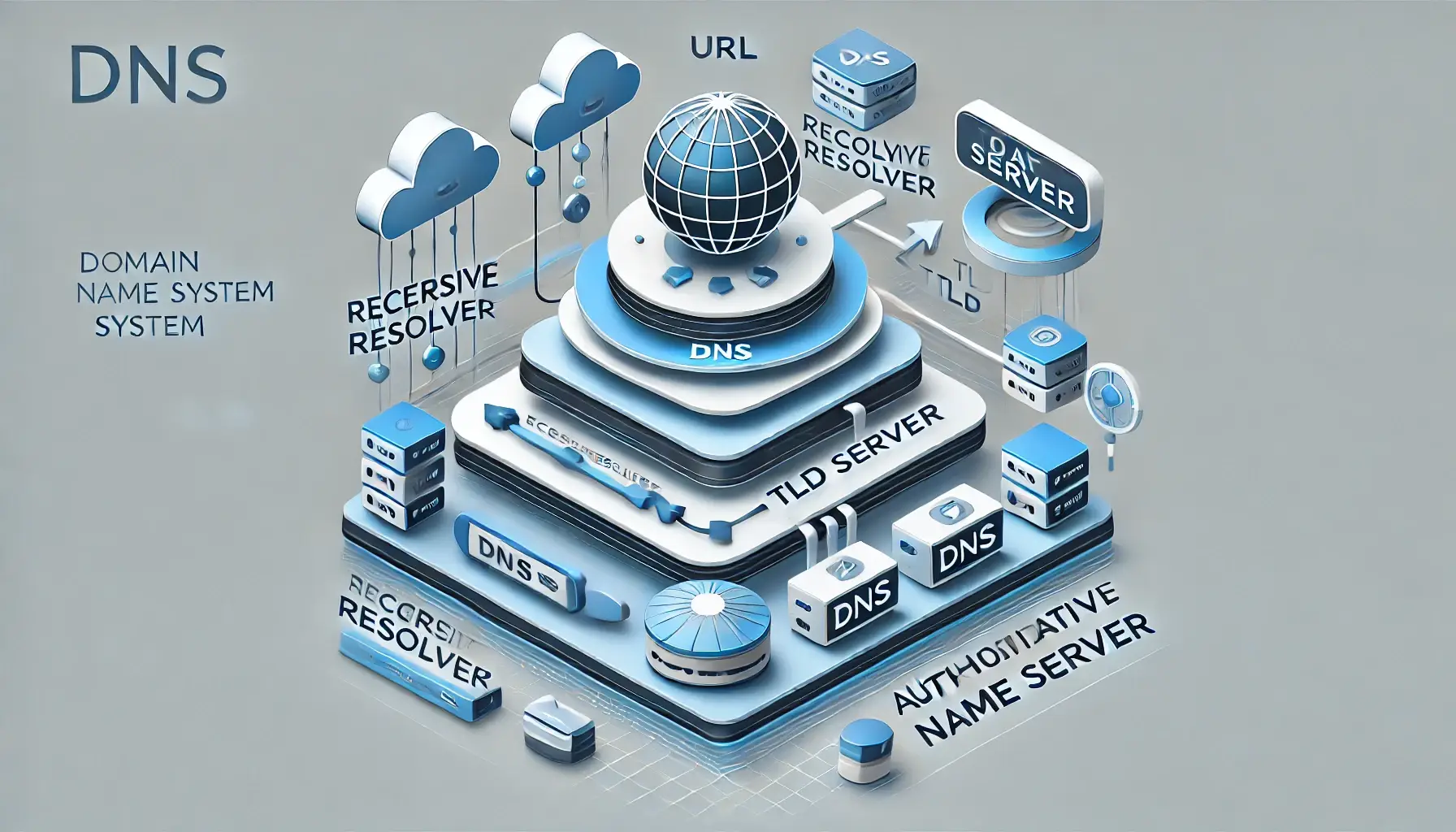 domain name system dns internet infrastructure diagram