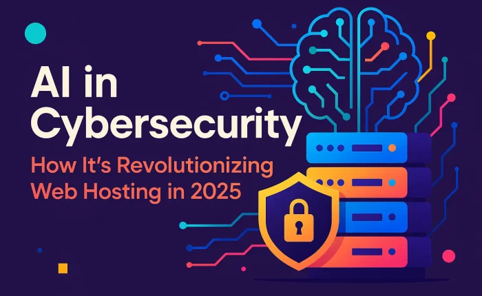 AI cybersecurity protecting web hosting servers from cyber attacks